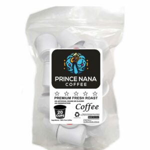 Prince Nana 20 Pack Single Serve Cups - Coffee Pods - Medium Roast