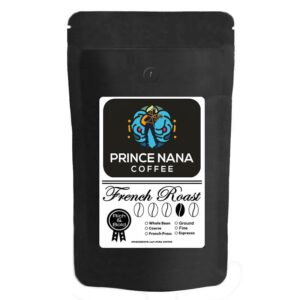 Prince Nana French Press Ground Coffee - French Roast 10 Oz
