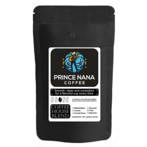 Prince Nana French Press Ground Coffee - House Blend 10 Oz