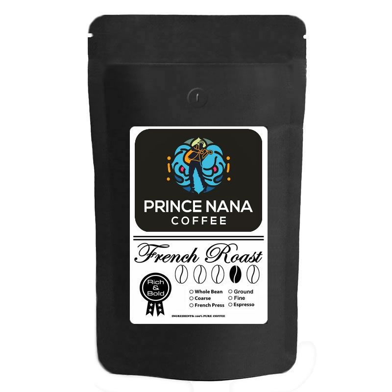 Prince Nana French Roast Coffee - Ground 10 Oz