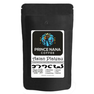 Prince Nana Asian Blend Coffee for French Press - Medium Roast 10 Oz
