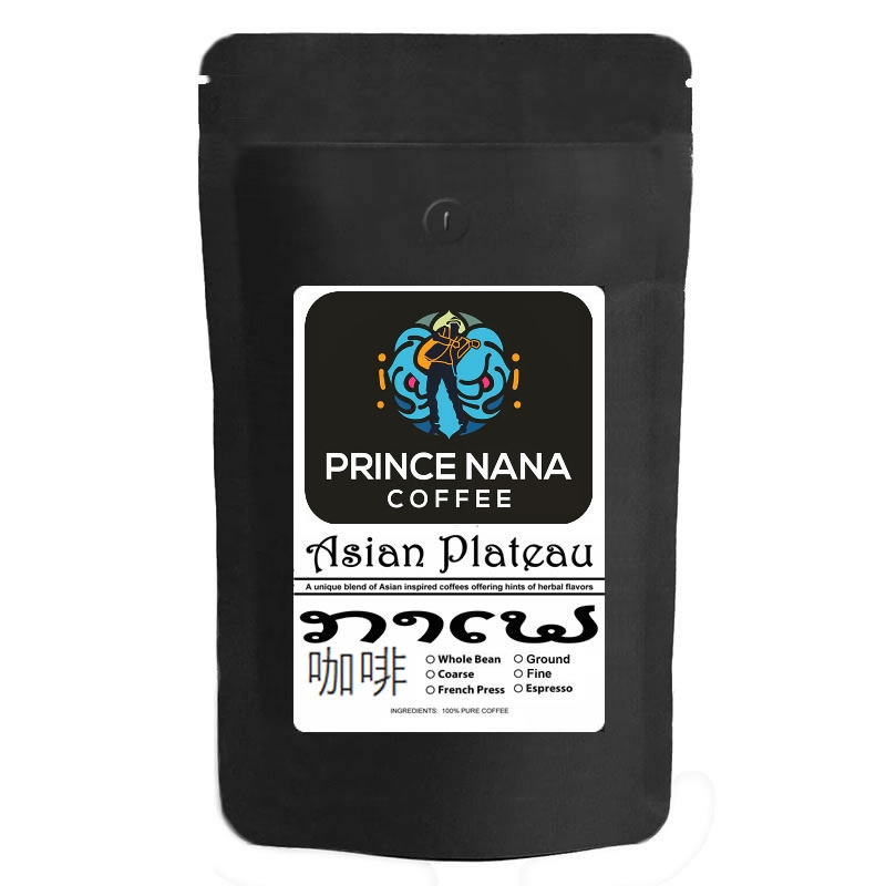 Prince Nana Asian Blend Coffee for French Press - Medium Roast 10 Oz